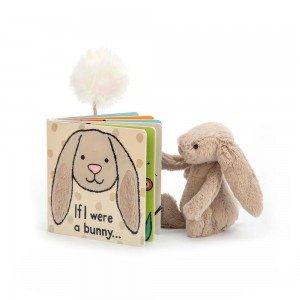 Baby Gifts Jellycat If I Were A Bunny and Bashful Bunny Small, Béžový | EDOVS-3048
