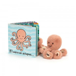 Baby Gifts Jellycat If I Were An Octopus and Odell Octopus Tiny, Oranžové | ZBNKQ-3058