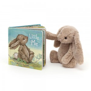 Baby Gifts Jellycat Little Me and Bashful Bunny Medium,23cm x 9cm x 20cm Béžový | DIUVZ-8961
