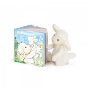 Baby Gifts Jellycat My Mum and Me and Bashful Lamb Medium, Bílé | XWYIS-7419