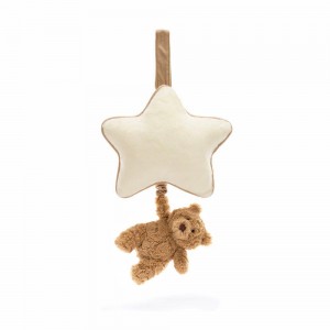 Baby Toys Jellycat Bartholomew Musical Pull,30cm x 18cm x 5cm Hnědé | KZNDW-4786