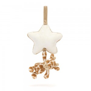 Baby Toys Jellycat Bashful Giraffe Musical Pull,30cm x 20cm x 6cm Oranžové | YIHJU-4371