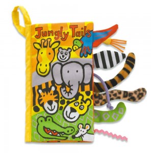 Baby Toys Jellycat Jungly Tails Activity,22cm x 13cm x 5cm Žluté | ZHPKE-7068