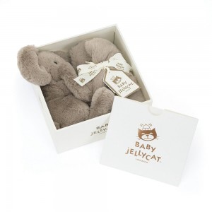 Baby Toys Jellycat Smudge Sloníci,15cm x 34cm x 34cm Šedé | VPIUX-0671