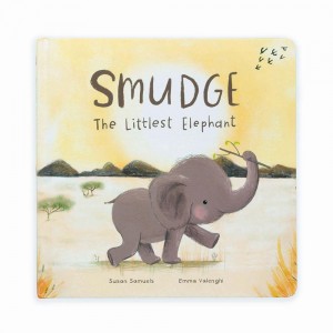 Baby Toys Jellycat Smudge the Littlest Sloníci,23cm x 23cm x 2cm Šedé | FMEYR-4386