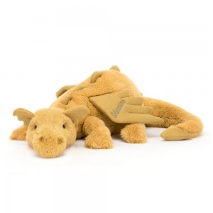 Big Toys Jellycat Plyšáci Golden Huge,19cm x 20cm x 66cm Žluté | WGHFT-8126