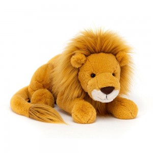 Big Toys Jellycat Plyšáci Louie Lion,13cm x 14cm x 36cm Žluté | GMPYJ-2107