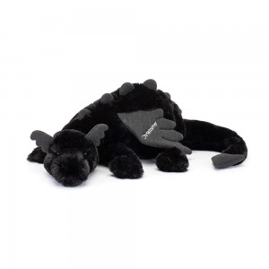 Big Toys Jellycat Plyšáci Onyx Huge,19cm x 20cm x 66cm Černé | XRMLV-9015