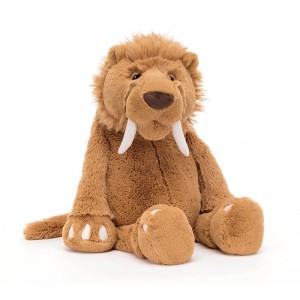 Big Toys Jellycat Plyšáci Stellan Sabre Tooth Tygříci,49cm x 17cm x 16cm Hnědé | AHJIO-4705