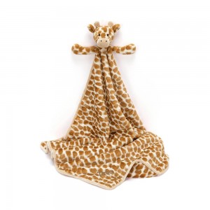 Dečka Jellycat Bashful Giraffe Blankie,56cm x 70cm x 9cm Oranžové | FRGOW-6258
