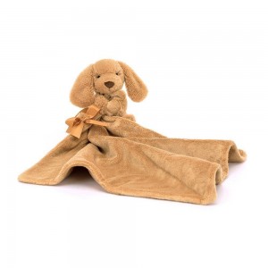 Dečka Jellycat Bashful Toffee Puppy,15cm x 34cm x 34cm Hnědé | KQDWY-5398