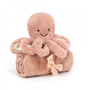 Dečka Jellycat Odell Octopus,28cm x 18cm x 7cm Oranžové | JIZYK-5396