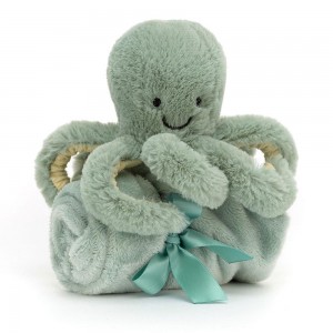 Dečka Jellycat Odyssey Octopus,10cm x 34cm x 34cm Zelene | OXRID-2468