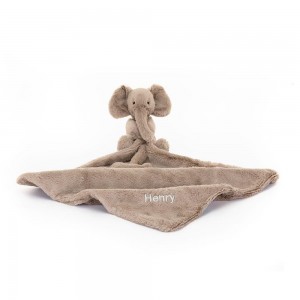 Dečka Jellycat Smudge Sloníci,15cm x 34cm x 34cm Šedé | MXDIN-3214