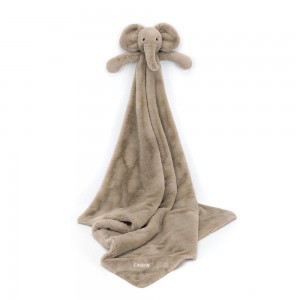 Dečka Jellycat Smudge Sloníci Blankie,56cm x 70cm x 9cm Šedé | DTXGE-2578