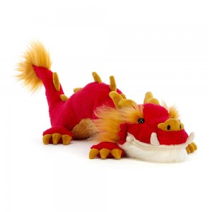 Dragons Jellycat Plyšáci Festival,4.3in x 7.1in x 16.5in Červené | CAVXO-9125