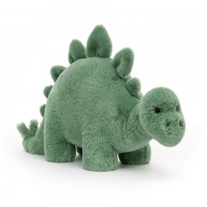 Dragons Jellycat Plyšáci Fossilly Stegosaurus,7.1in x 5.1in x 12.6in Zelene | XOCYL-9284