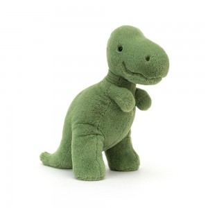 Dragons Jellycat Plyšáci Fossilly T-Rex,10.6in x 5.9in x 11in Zelene | YMTPA-1925
