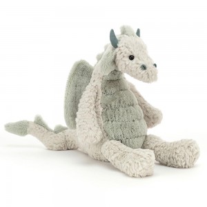Dragons Jellycat Plyšáci Lallagie,13.8in x 5.1in x 5.1in Zelene | ZGHVM-6537