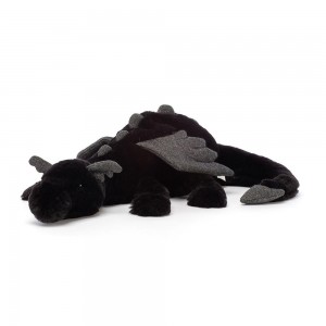 Dragons Jellycat Plyšáci Onyx,4.7in x 5.5in x 19.7in Černé | LAWEH-5831