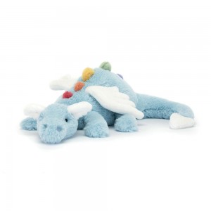 Dragons Jellycat Plyšáci Sky,4.7in x 5.5in x 19.7in Blankyt | ODSGQ-1459