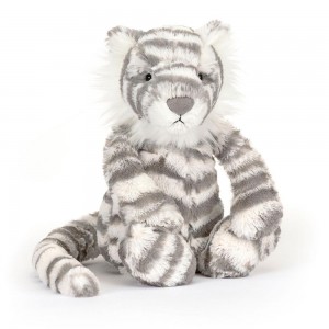 Džungle A Safari Jellycat Plyšáci Bashful Snow Tygříci,31cm x 12cm x 9cm Bílé | APBCK-5386