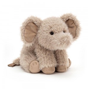 Džungle A Safari Jellycat Plyšáci Curvie Sloníci,25cm x 16cm x 10cm Šedé | UQSNX-8127