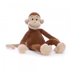 Džungle A Safari Jellycat Plyšáci Slackajack Opičky,36cm x 9cm x 8cm Hnědé | CJEZB-5806