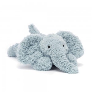 Džungle A Safari Jellycat Plyšáci Tumblie Sloníci,15cm x 11cm x 36cm Blankyt | TSLYB-3760
