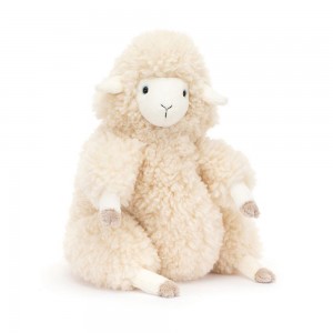 Farmyard Jellycat Plyšáci Bibbly Bobbly Sheep,36cm x 22cm x 20cm Bílé | EYHZV-0763