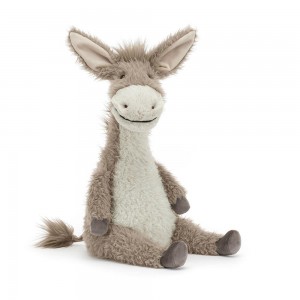 Farmyard Jellycat Plyšáci Dario Donkey,36cm x 17cm x 15cm Šedé | EOXVQ-6497