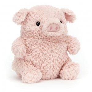 Farmyard Jellycat Plyšáci Flumpie Prasátka,20cm x 15cm x 11cm Růžové | RCBLI-8635