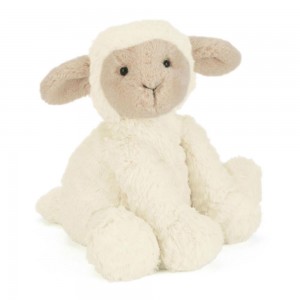 Farmyard Jellycat Plyšáci Fuddlewuddle Lamb,23cm x 13cm x 9cm Bílé | DVRNG-0915