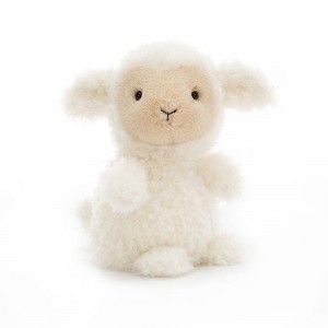 Farmyard Jellycat Plyšáci Little Lamb,7.1in x 3.9in x 3.1in Bílé | JEHBW-4152