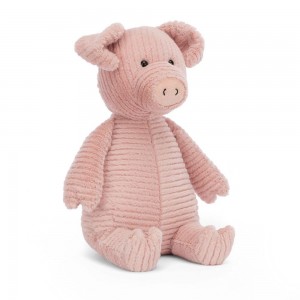 Farmyard Jellycat Plyšáci Quaxy Prasátka,12.6in x 5.5in x 3.9in Růžové | USROE-9365