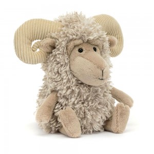 Farmyard Jellycat Plyšáci Ramsley Sheep,13in x 5.1in x 5.5in Béžový | QIWAJ-8293