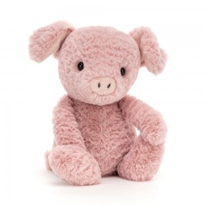Farmyard Jellycat Plyšáci Tumbletuft Prasátka,7.9in x 3.5in x 3.1in Růžové | IYJFZ-5172