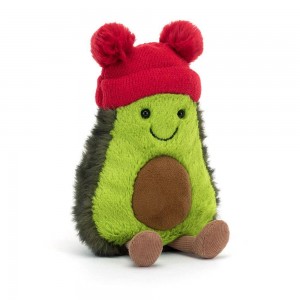 Food Jellycat Plyšáci Amuseables Bobble Avocado,19cm x 10cm x 6cm Zelene | JAMST-2530
