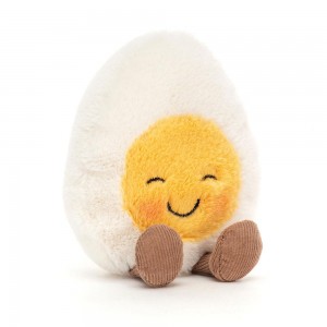 Food Jellycat Plyšáci Amuseables Boiled Vajíčko Blushing,14cm x 9cm x 4cm Bílé | WXSQV-0284