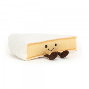 Food Jellycat Plyšáci Amuseables Brie,9cm x 22cm x 13cm Bílé | LWBUO-2046