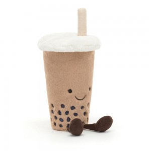 Food Jellycat Plyšáci Amuseables Bubble Tea,22cm x 6cm x 6cm Béžový | AIHBT-8305