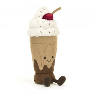 Food Jellycat Plyšáci Amuseables Chocolate Milkshake,27cm x 7cm x 7cm Hnědé | FOLSG-1865