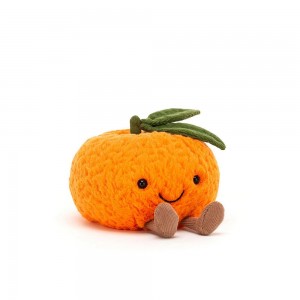 Food Jellycat Plyšáci Amuseables Clementine,11cm x 13cm x 13cm Oranžové | GMFYE-6130