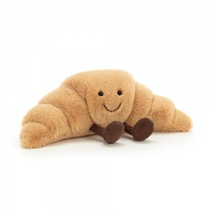 Food Jellycat Plyšáci Amuseables Croissant,14cm x 32cm x 10cm Béžový | VHPNC-8512
