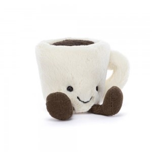 Food Jellycat Plyšáci Amuseables Espresso Cup,10cm x 5cm x 5cm Bílé | HKTQE-9413