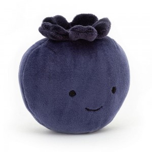Food Jellycat Plyšáci Amuseables Fabulous Fruit Blueberry,9cm x 9cm x 6cm Blankyt | SKQZB-5327
