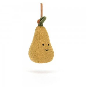 Food Jellycat Plyšáci Amuseables Festive Folly Pear,10cm x 6cm x 6cm Žluté | XBDTC-3970