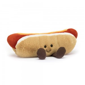 Food Jellycat Plyšáci Amuseables Hot,11cm x 25cm x 8cm Béžový | PQACN-0492