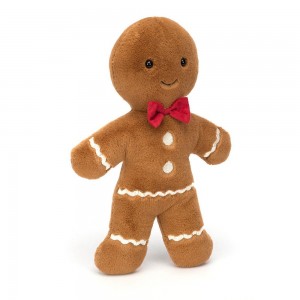 Food Jellycat Plyšáci Amuseables Jolly Gingerbread FHuge,52cm x 21cm x 9cm Hnědé | QMKFW-4197