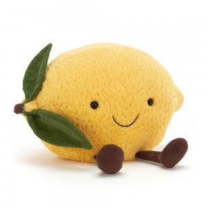 Food Jellycat Plyšáci Amuseables Lemon,20cm x 25cm x 13cm Žluté | WDNUK-8312